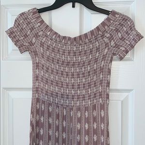 Pinkish purple long maxi dress